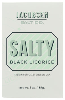 JACOBSEN SALT CO: Licorice Black Salty, 3 oz