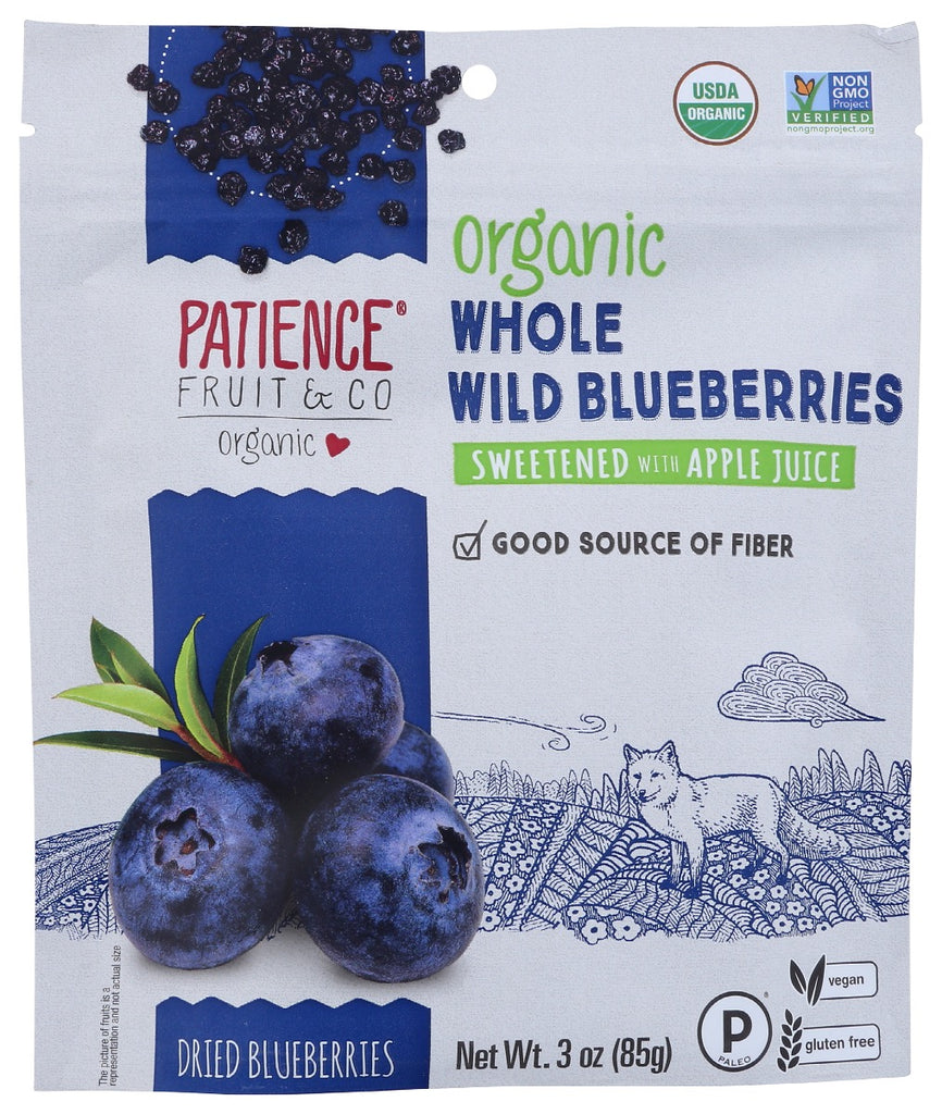 PATIENCE FRUIT & CO: Blubry Wld Drd Sft Org, 3 oz