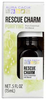 AURA CACIA: Oil Essntl Rescu Chrm Box, 0.5 fo