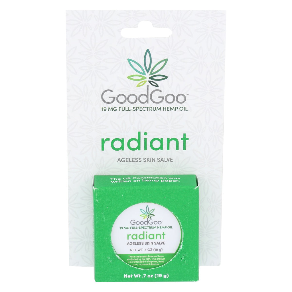 GOOD GOO: Salve Hemp Radiant Skin, 0.7 oz