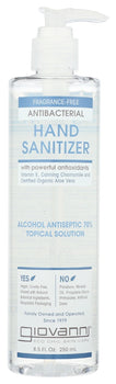 GIOVANNI COSMETICS: Sanitizer Hand Antibactrl, 8.5 oz