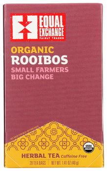 EQUAL EXCHANGE: Tea Rooibos Org, 20 bg