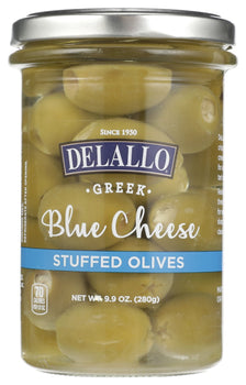 DELALLO: Olive Blu Cheese Stffd, 9.9 oz