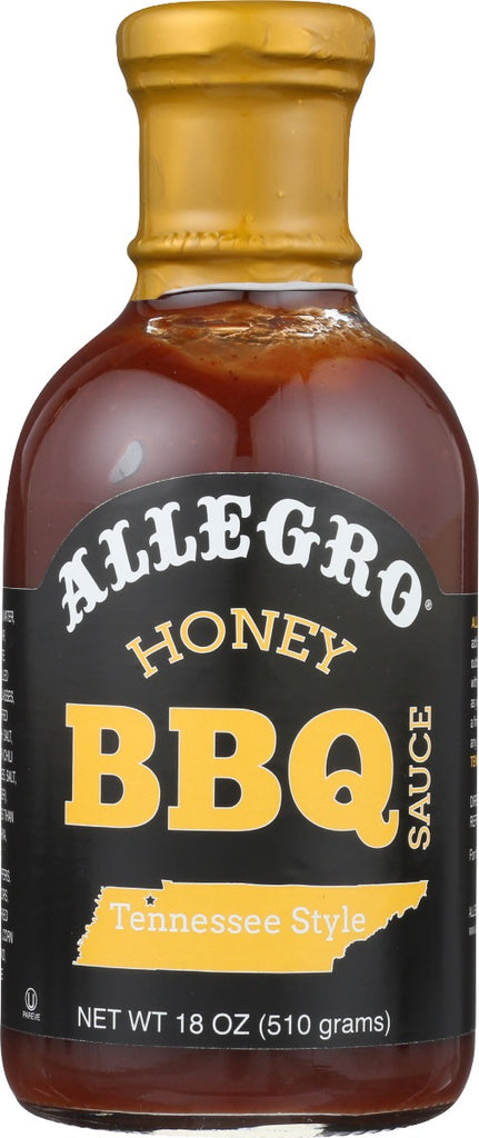 ALLEGRO: Sauce Honey Bbq, 18 oz