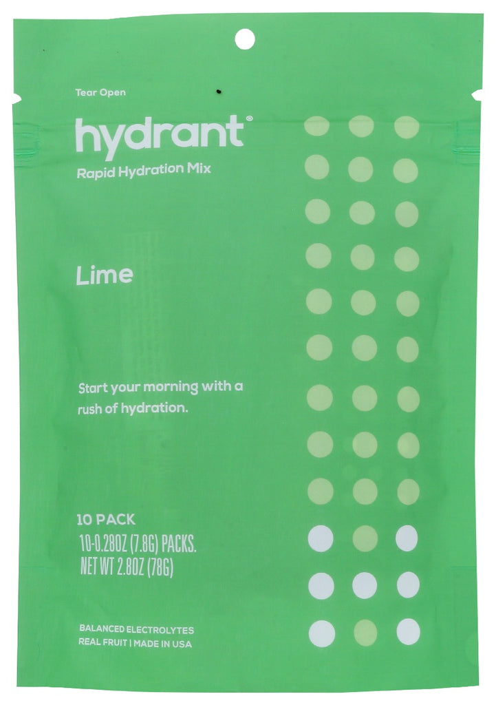 HYDRANT: Hydration Lime 10Pkt, 10 ea