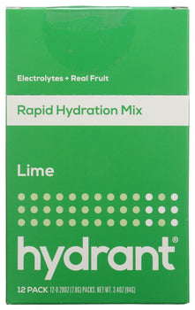 HYDRANT: Hydration Lime 12Pkt, 12 ea