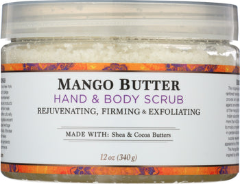 NUBIAN HERITAGE: Body Scrub Mango Butter, 12 oz