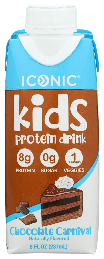 ICONIC: Kids Protein Rtd Chocolat, 8 fo