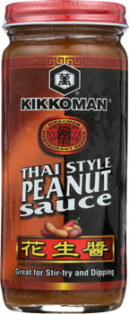 KIKKOMAN: Sauce Peanut Thai Style, 9 oz