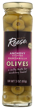 REESE: Olive Stfd Anchovy Plcd, 3 oz