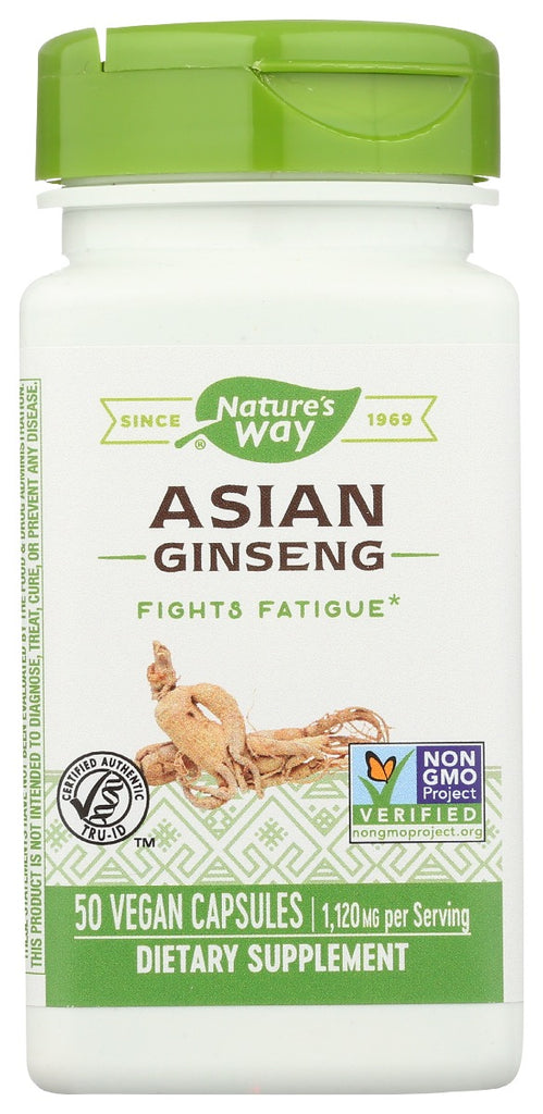 NATURES WAY: Asian Ginseng, 50 cp