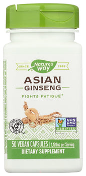 NATURES WAY: Asian Ginseng, 50 cp