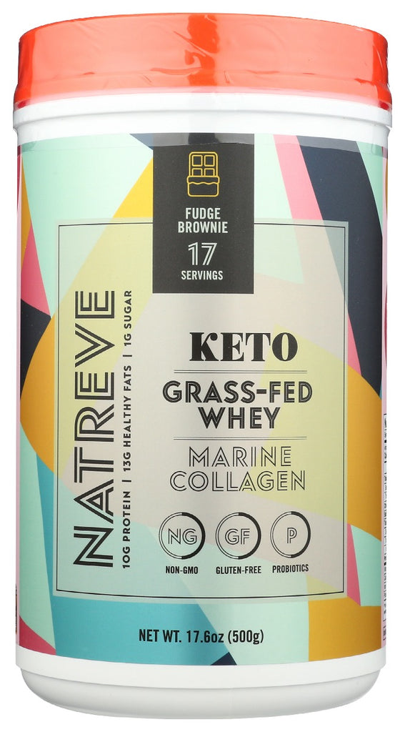 NATREVE: Keto Collagen Brwnie Pwdr, 500 gm