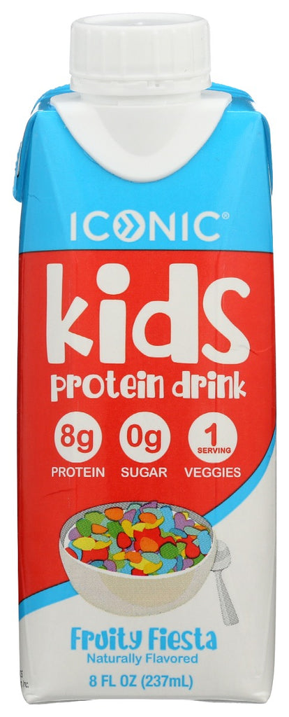 ICONIC: Kids Protein Rtd Fruit, 8 fo