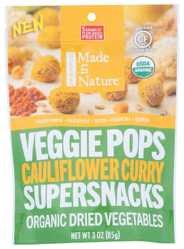 MADE IN NATURE: Pop Veggie Clflwr Curry, 3 oz