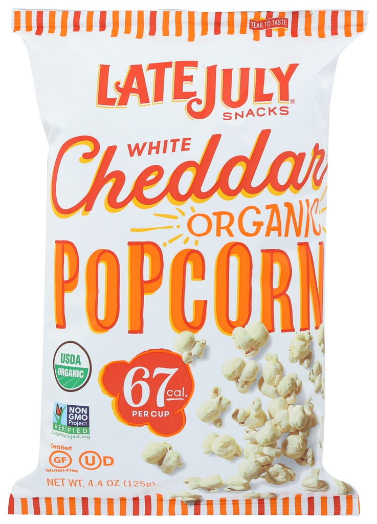 LATE JULY: Popcorn Cheddar, 4.4 oz