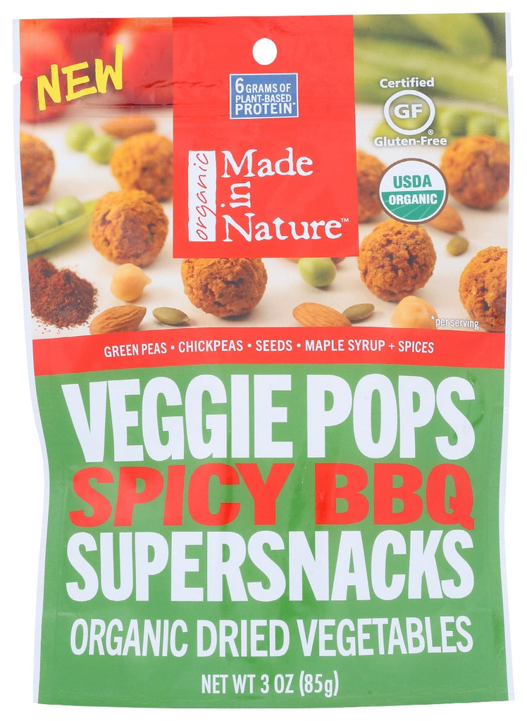 MADE IN NATURE: Pops Veggie Spicy Bbq Org, 3 oz