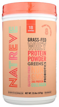 NATREVE: Whey Prtn Pwdr Pnut Buttr, 675 gm