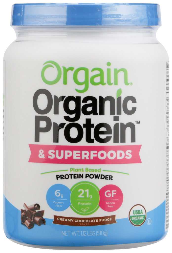 ORGAIN: Powder Sprfd Plnt Choc Fd, 1.12 lb