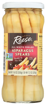 REESE: Asparagus White Glass, 11.6 oz