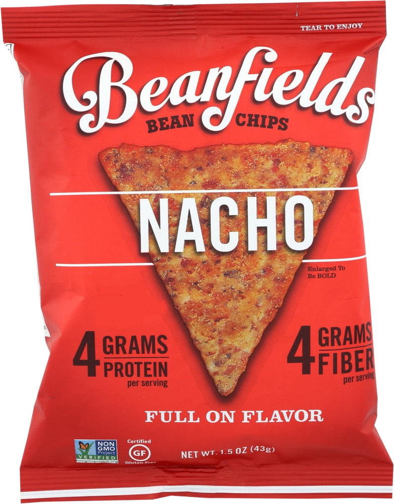 BEANFIELDS: Chip Bean&Rice Nacho, 1.5 oz