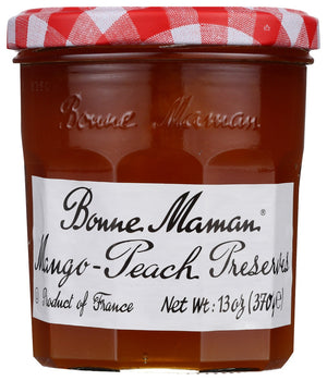 BONNE MAMAN: Preserves Mango Peach, 13 oz