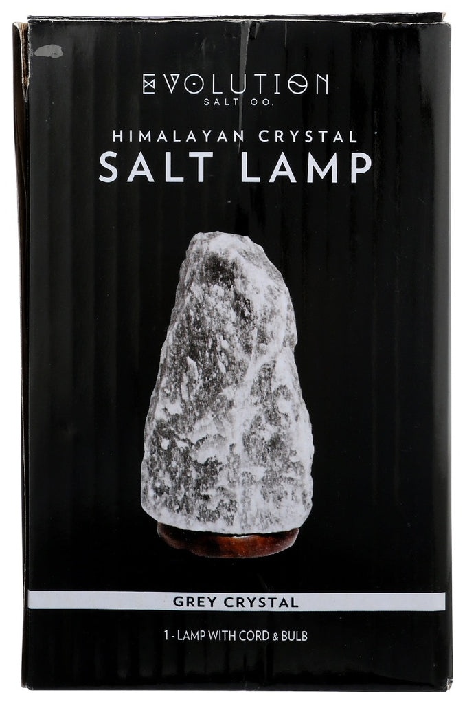 EVOLUTION SALT: Lamp Salt Himalyan Grey, 6 lb