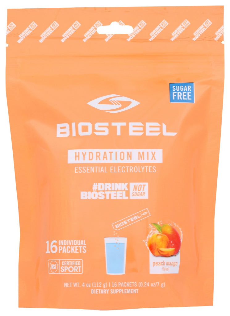 BIOSTEEL: Hydration Pwdr Peach Mngo, 16 un