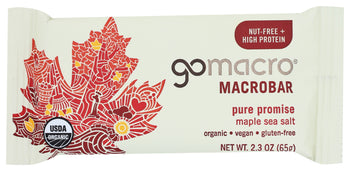 GOMACRO: Bar Macro Mple Ssalt, 2.3 oz