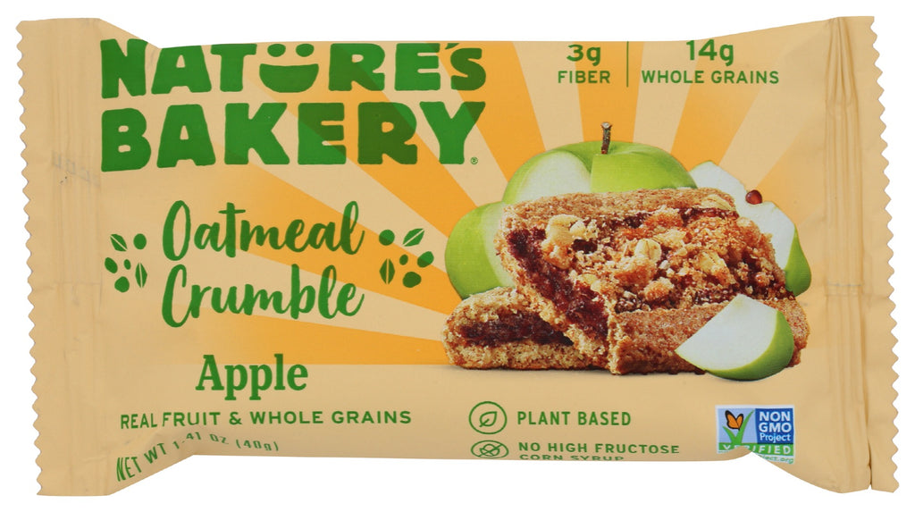 NATURES BAKERY: Bar Oatml Crmb Appl, 1.41 oz