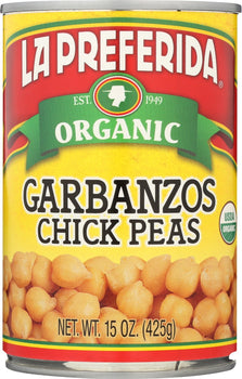 LA PREFERIDA: Bean Chick Pea Org, 15 oz