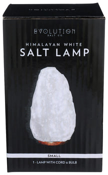 EVOLUTION SALT: Lamp Salt Himalyan White, 6 lb