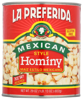 LA PREFERIDA: Bean Hominy Mexcn Style, 29 oz