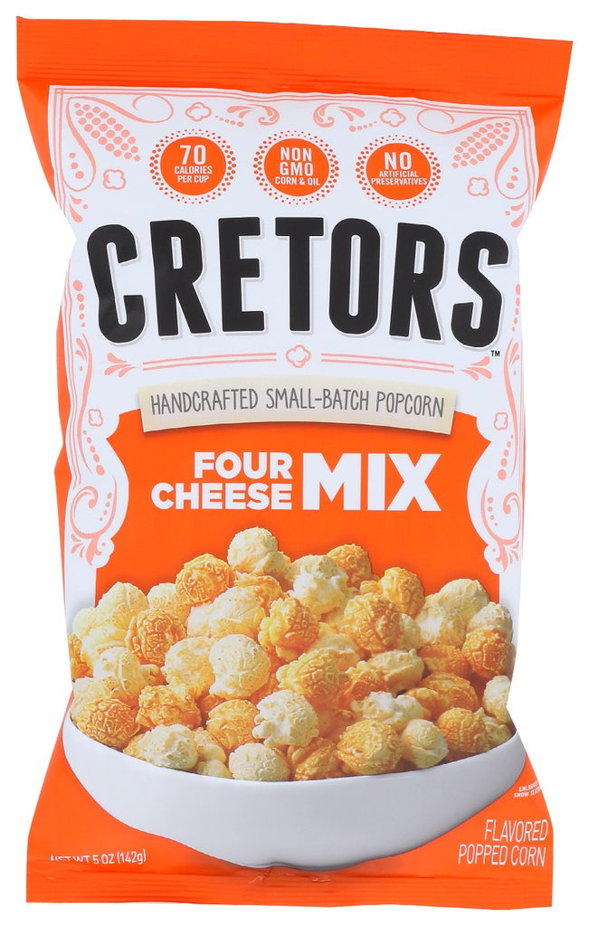 GH CRETORS: Popcorn Four Cheese Nix, 5 oz