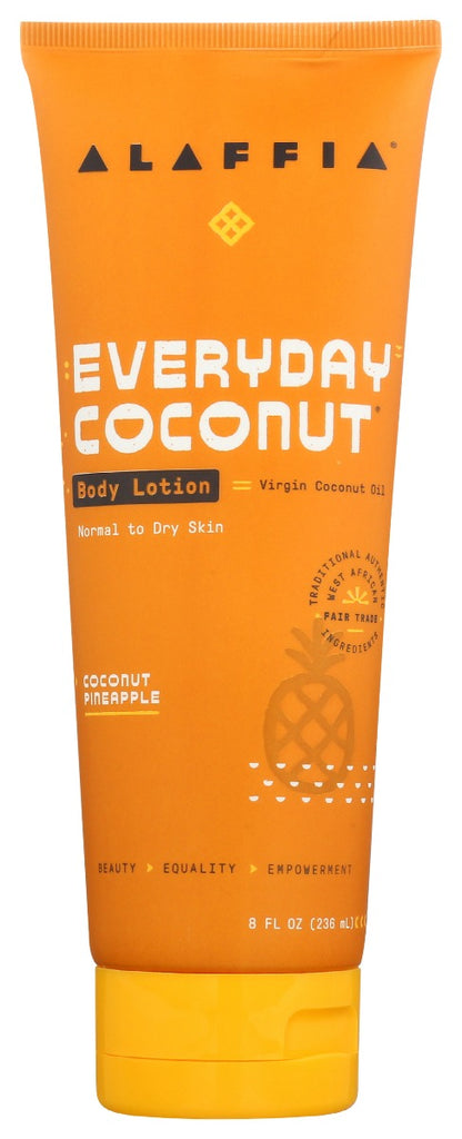 ALAFFIA: Lotion Body Cocnt Pineapl, 8 fo