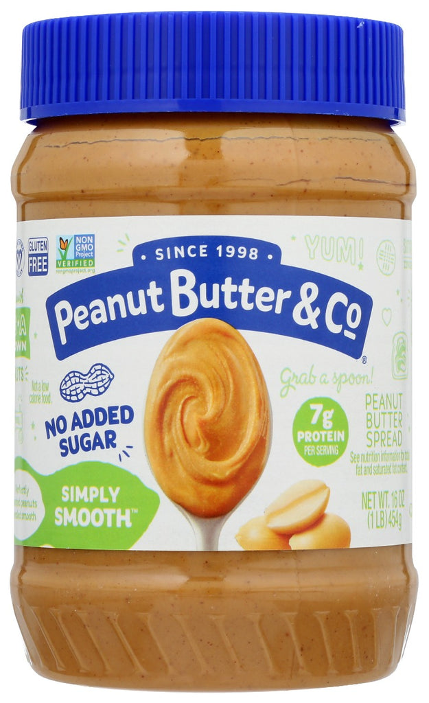 PEANUT BUTTER & CO: Peanut Bttr Smply Smooth, 16 oz