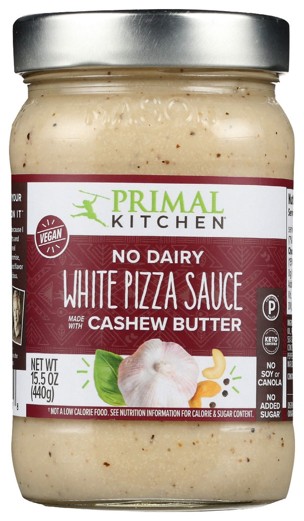 PRIMAL KITCHEN: Pizza Sauce Whte No Dairy, 15.5 oz