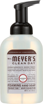 MRS MEYERS CLEAN DAY: Soap Hand Foam Lavender, 10 oz