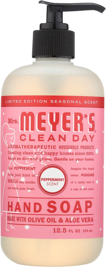 MRS MEYERS CLEAN DAY: Soap Hand Lq Hol Pepprmnt, 12.5 fo