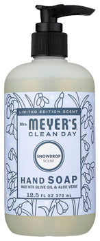 MRS MEYERS CLEAN DAY: Soap Hand Lq Hol Snw Drp, 12.5 oz