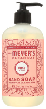 MRS MEYERS CLEAN DAY: Soap Hand Lq Spring Rose, 12.5 fo