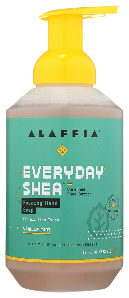 ALAFFIA: Soap Liq Hand Shea Vn Mnt, 18 fo