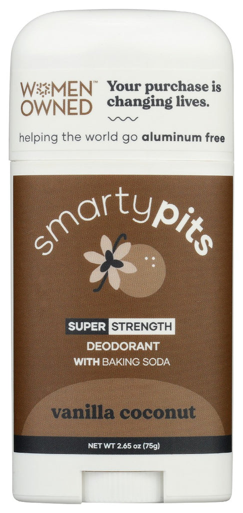 SMARTYPITS: Vanilla Coconut Super Strength Formula, 2.65 oz