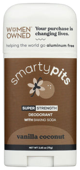 SMARTYPITS: Vanilla Coconut Super Strength Formula, 2.65 oz