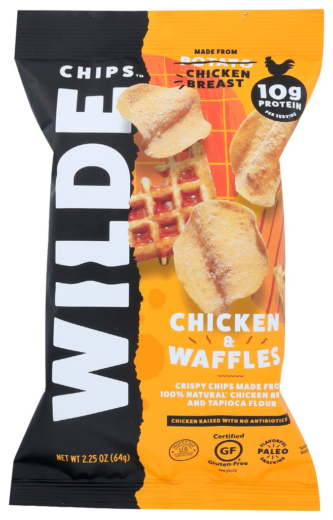 WILDE SNACKS: Chips Chickn Waffles, 2.25 oz