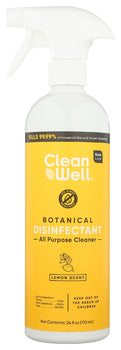 CLEANWELL: Cleaner All Purpose Lemon, 24 oz