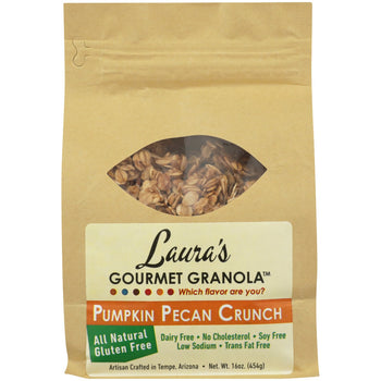 LAURAS GOURMET GRANOLA: Granola Pumpkin Pecan, 16 oz