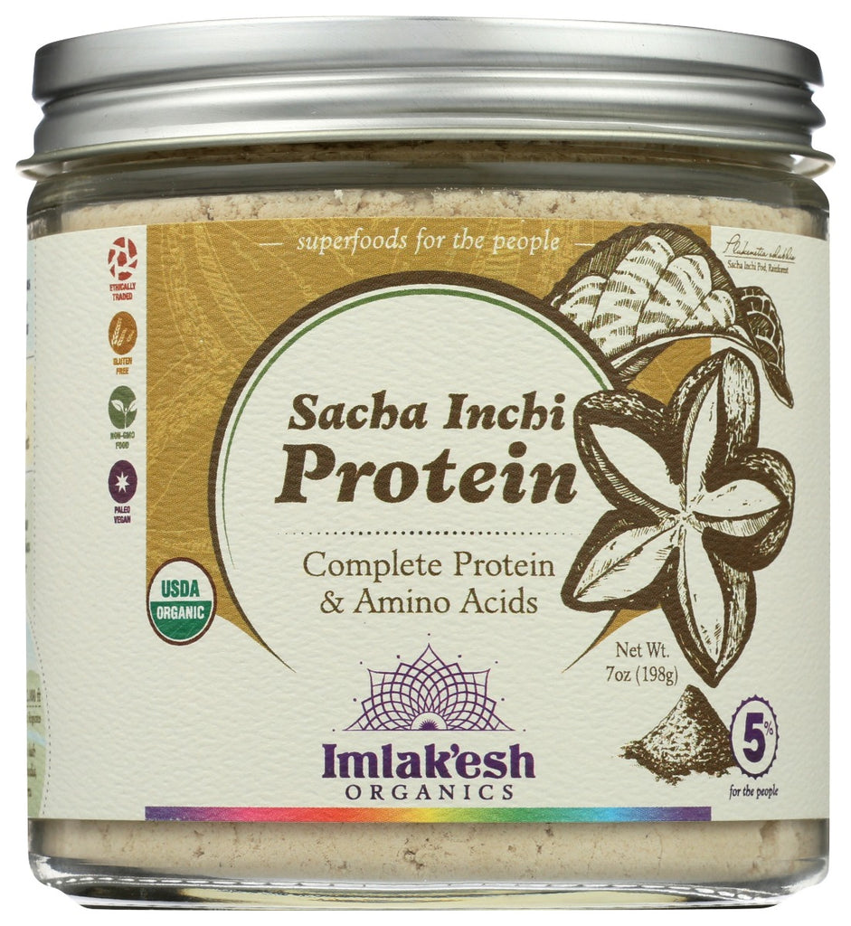 IMLAKESH ORGANICS: Powder Prtein Sacha Inchi, 7 oz