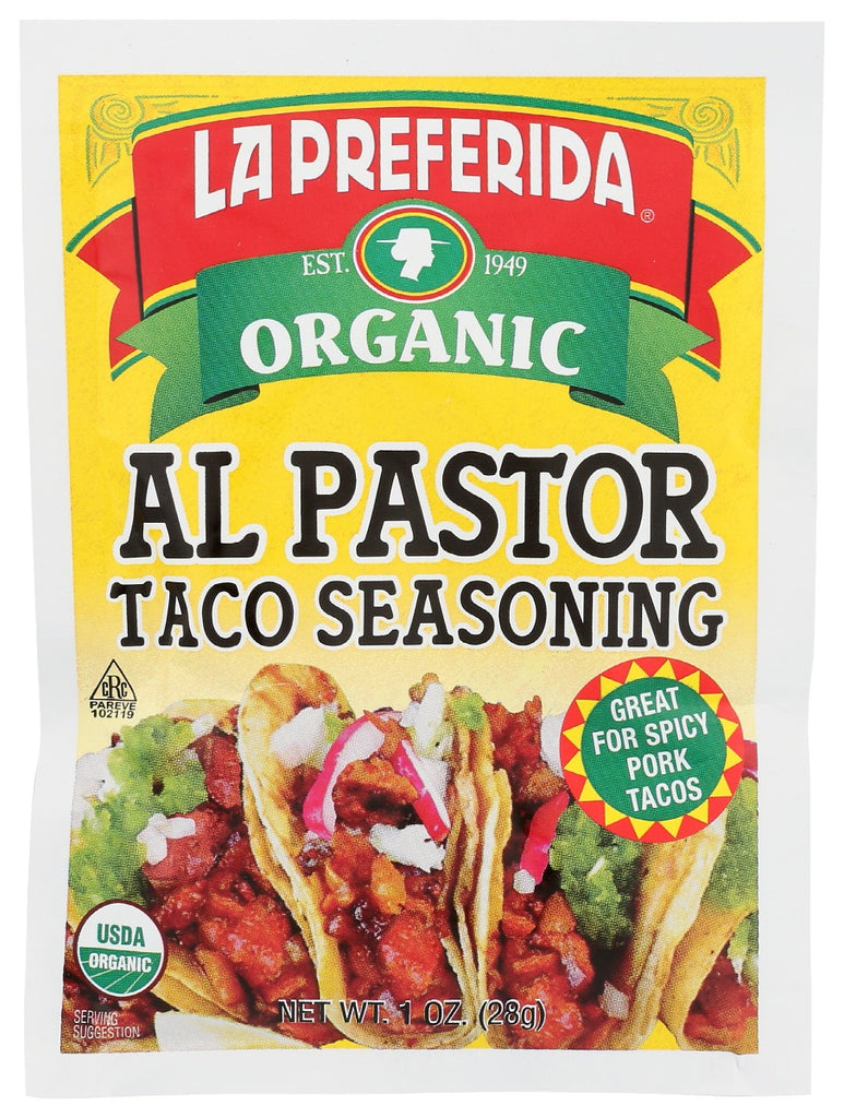 LA PREFERIDA: Seasoning Al Pstr Tco Org, 1 oz