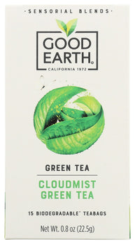 GOOD EARTH: Tea Sensorial Green, 15 bg